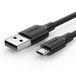 Ugreen 60135 USB-kabel USB 2.0 0,5 m USB A Micro-USB B 0,48 Gbit/s Zwart