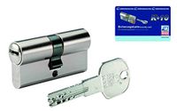 BASI K10 dubbele cilinder 55/55 mm, N&G inclusief 3 sleutels en veiligheidskaart, 4912-5555m