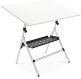 Rocada Verstelbare tekentafel met legplank - Wit - 90x130 cm