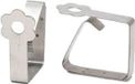 Merkloos / Sans marque Bellatio Design klemmen - 4x stuks RVS tafelkleed vastzet klemmetjes bloemetje 5 cm - tafelzeil klemmen
