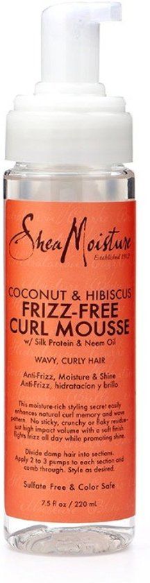 Shea Moisture Coco & Hibiscus Frizz-Free Curl Mousse - 220ml