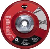 Rubi Flap Disc Diamant Lamellenschijf 115 mm Korrel 200