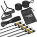 Trex Sport TX-050TS - Weerstandsbandenset - 5 stuks - Met accessoires - Weerstand 4,6-22,8 kg