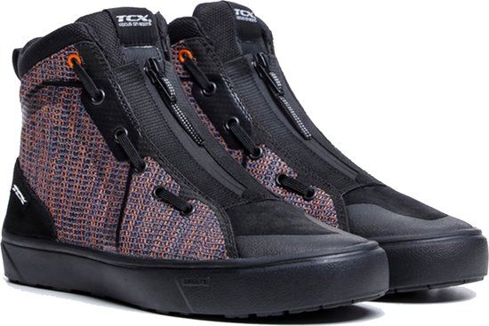 TCX Ikasu Air Black Orange Blue 42 - Men's Summer Textile Boots