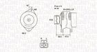 MAGNETI MARELLI Generator 063731798010 Laadstroom: 70A, | Compatibel met: HYUNDAI ATOS, GETZ, KIA PICANTO I
