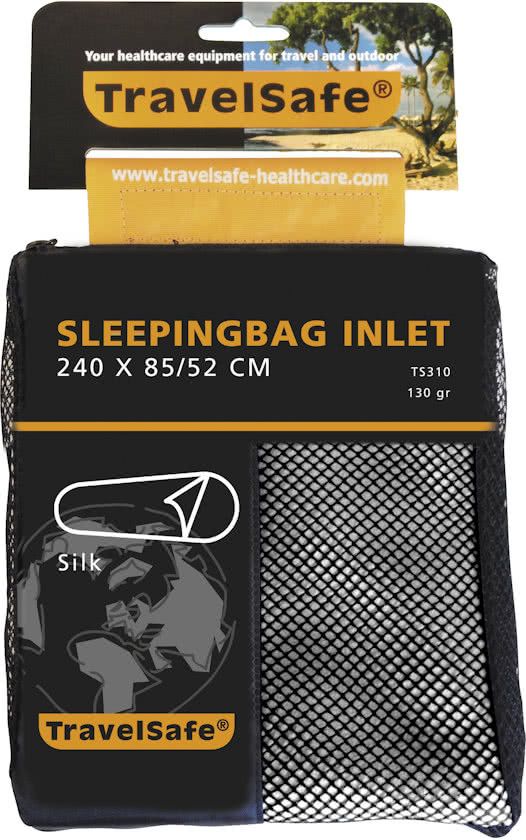 Travelsafe Microfiber Inlet - Deken - 1pers. - White natural