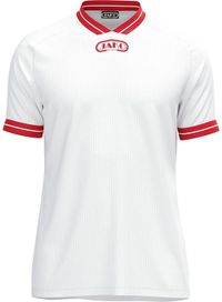 Jako Retro Shirt à manches courtes pour homme - Blanc / Rouge | Taille : S