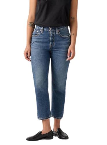 Levi's 501 Crop Lightweight Spijkerbroek Blauw 29/28 Vrouw