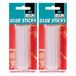 Bison 2x Glue Sticks Hobby Transparant Lijm 12 stuks