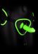 Ouch! by Shots Shots Europe Wholesale and Distribution Strap-on Harness - Glow in the Dark - Neon Green/Black
