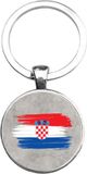 MC Living KadoExpress Sleutelhanger Glas - Vlag Kroatië