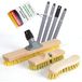 Set de brosses - 3 pièces - 40 cm et 22 cm - Brosse de récurage avec manche