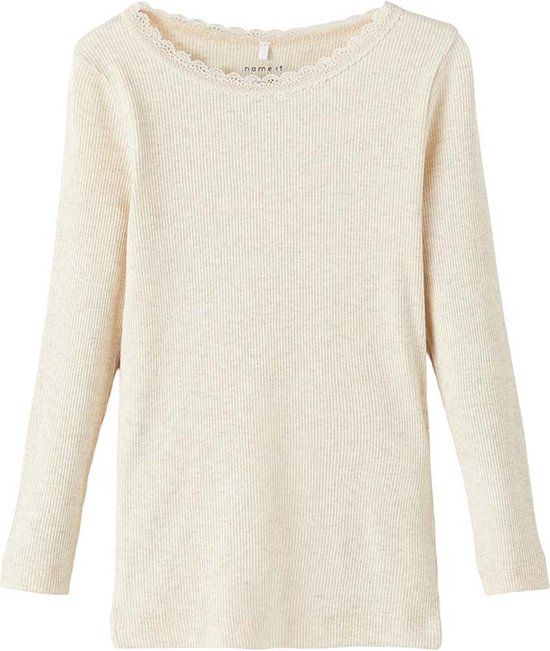 Name It Nmfkab Ls Top Noos - Peyote Melange - Kids - Size 86