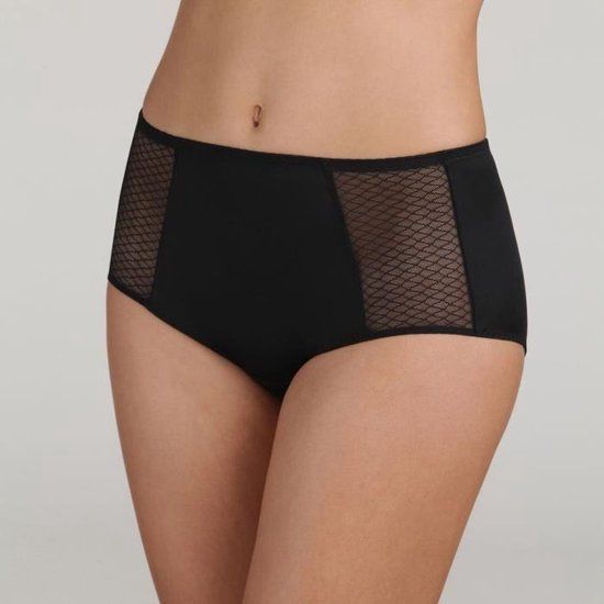 Slip - Dames - Maat 38 - High Waist - Zwart