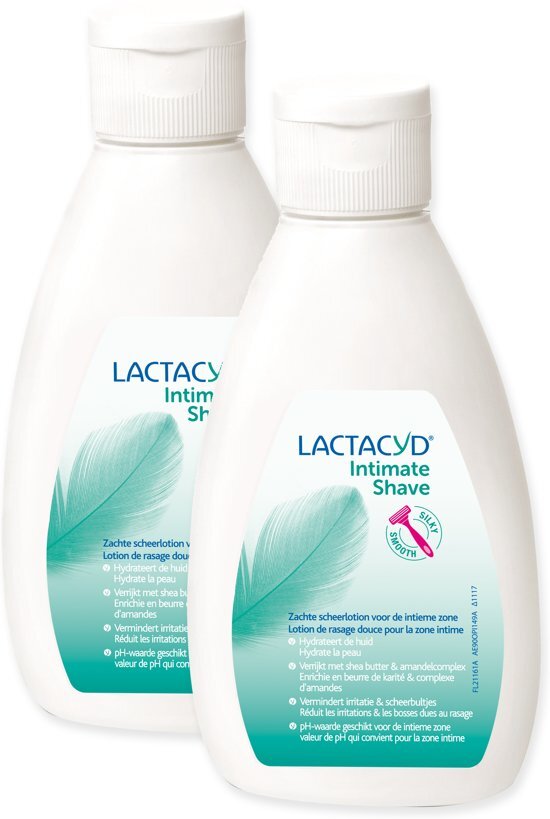 Lactacyd Lactacyd DUO Intimate Shave - 2x 200ml - scheerlotion voor de uitwendige intieme zone