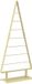 vidaXL - Metalen kerstboom KUOPIO 125 cm Staal Goud