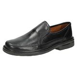 Sioux Michael Heren Slipper Zwart Leer Maat 40