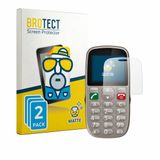 BROTECT - Screenprotector voor Gigaset GL395 - Folie Beschermfolie matte 2 Stuks