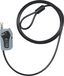 Icecat Câble antivol 200 cm - Cadenas à combinaison à 4 chiffres - Revêtement PVC - Noir