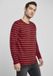 Urban Classics Regular Stripe Longlseeve Heren Shirt met lange mouwen - M
