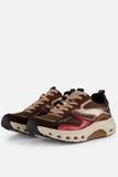 Gabor Rollingsoft Sneakers rood Metallic Suède