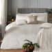 Laurence Llewelyn-Bowen Fluwelen dekbedovertrekset - tweepersoonsbed 200 x 200 cm - ivoorwit