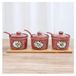 Créative Set de pots à herbes en céramique avec couvercle