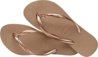 Havaianas Slim Crystal SW II Slippers - Rosé