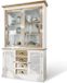 LOBERON Kast Moosehide antiekwit/bruin
