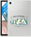 B2Ctelecom Samsung Galaxy Tab A8 2021/2022 Tablet Back Cover Boho Bottle