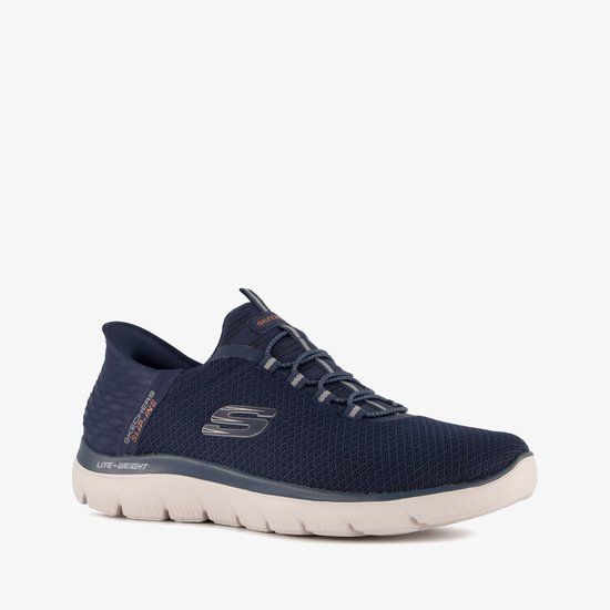 Skechers Slip-ins: Summits - High Range sneakers blauw - Maat 42 - Extra comfort - Memory Foam