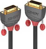 Lindy Anthra Line DVI-D Dual Link Kabel 5m Zwart