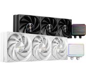 Mars Gaming ML-PROII360 AIO vloeistofkoeling 600W TDP, 4e Gen Opti-Chamber pomp, koperen basis en microkanalen, 3x 120mm FDB ventilator, geborsteld aluminium blok met lineaire FRGB verlichting, wit
