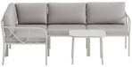 Hioshop Canapé Hydra gris.