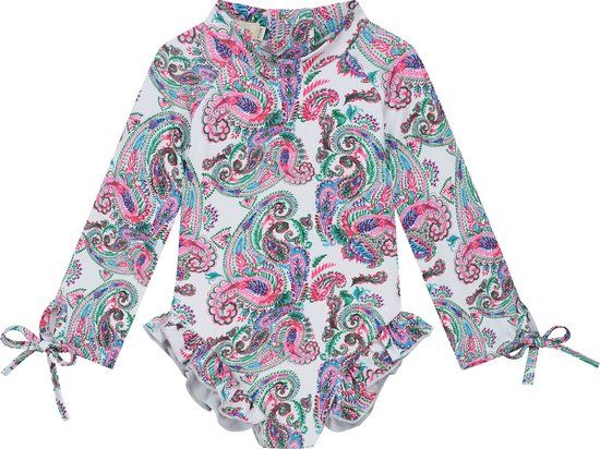 Supercute Paisley Badpak met Lange Mouwen - Maat 80/86