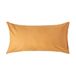 Homescapes Kussensloop 50x90 cm – Mosterdgeel – 100% Egyptisch Perkal Katoen – 200 TC