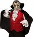 Finidi Masque de vampire enfant bouche ouverte Noir/Blanc Unisexe