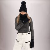 Heatkeeper Thermoset Dames Handschoenen/Muts/Nekwarmer Navy Onesize