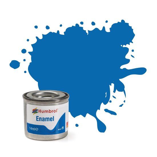 Humbrol Enamel Modellak - Nr. 052 Blauw - 14 ml