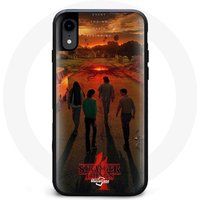 Manicase Hoesjes voor iPhone XS Max Stranger Things Seizoen 4 Poster Art Equipages van de Nieuwe Theory