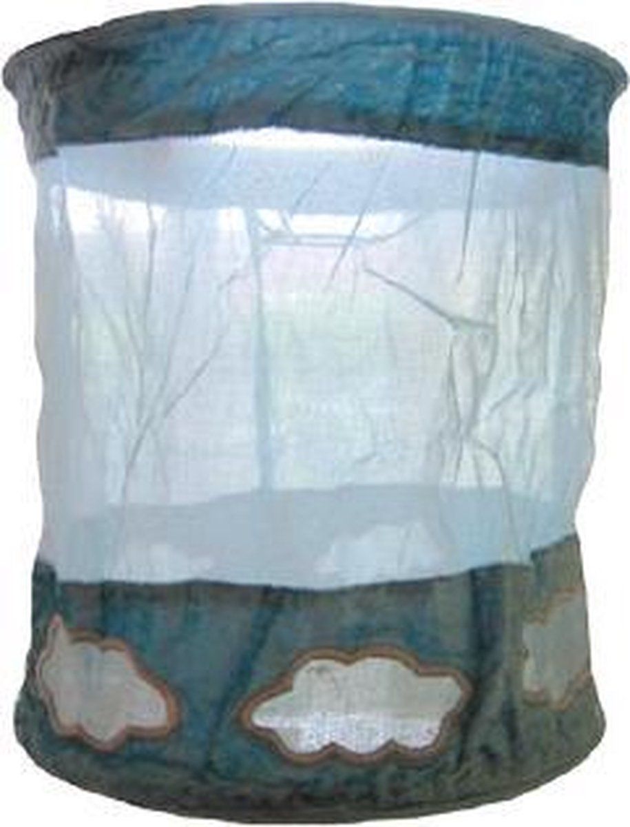 Taftan Lamp Wolkjes - Blauw - Diameter 30 cm