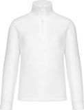 Kariban Fleecevest 'Enzo' met ritskraag, Unisex, 4XL, White