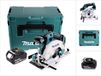 Makita DHS 680 T1J batterie-scie circulaire 18 V 165 mm sans balai + 1x batterie 5,0 Ah + Makpac - sans chargeur
