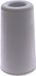 Deltafix Deurbuffer - deurstopper - grijs - rubber - 75 x 40 mm - schroefbevestiging