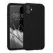 kwmobile telefoonhoesje geschikt voor Apple iPhone 11 - TPU backcover met siliconen coating - Smartphone case in zwart
