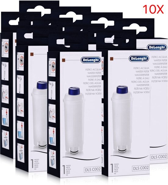 De'Longhi 10X DeLonghi DLSC002 - Waterfilter voor ECAM-serie en het combi espressoapparaat BCO 420