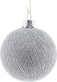 Cotton Balls boules de Noël - argent - Dia 6,5 cm