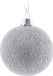 Cotton Balls boules de Noël - argent - Dia 6,5 cm