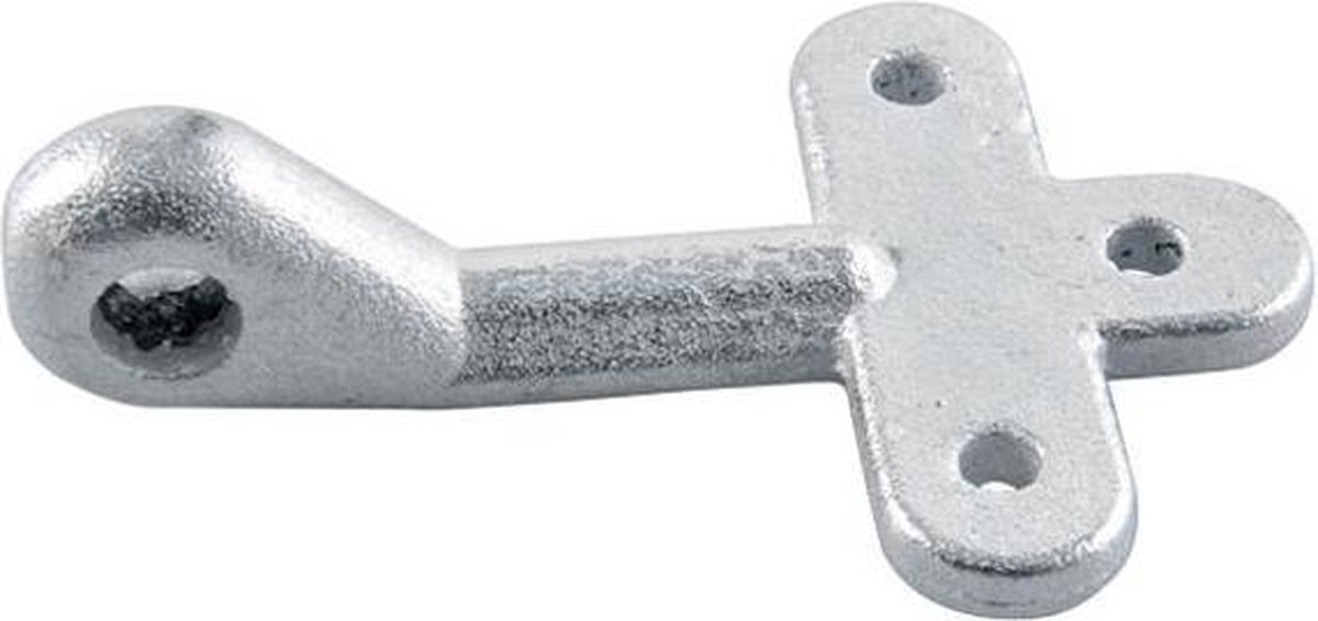 ProPlus opschroefoog nr.0 staal 12,5 cm zilver