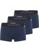 Carlo Colucci Boxershorts 'Ebensberger' bleu marine / gris / noir